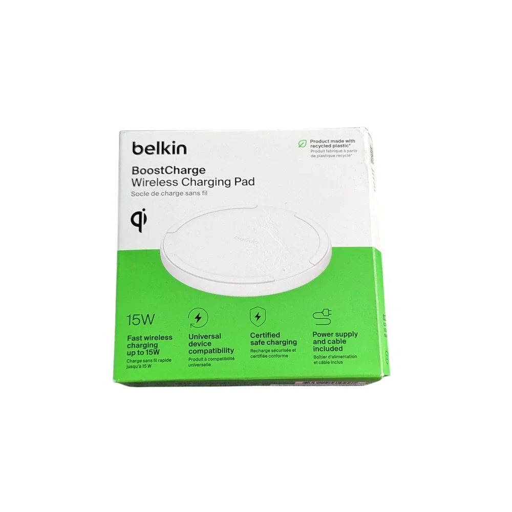 Aa7O Belkin Wireless Charging Pad 15W BOOSTCHARGE Qi Charger 4 QI Enabled Device